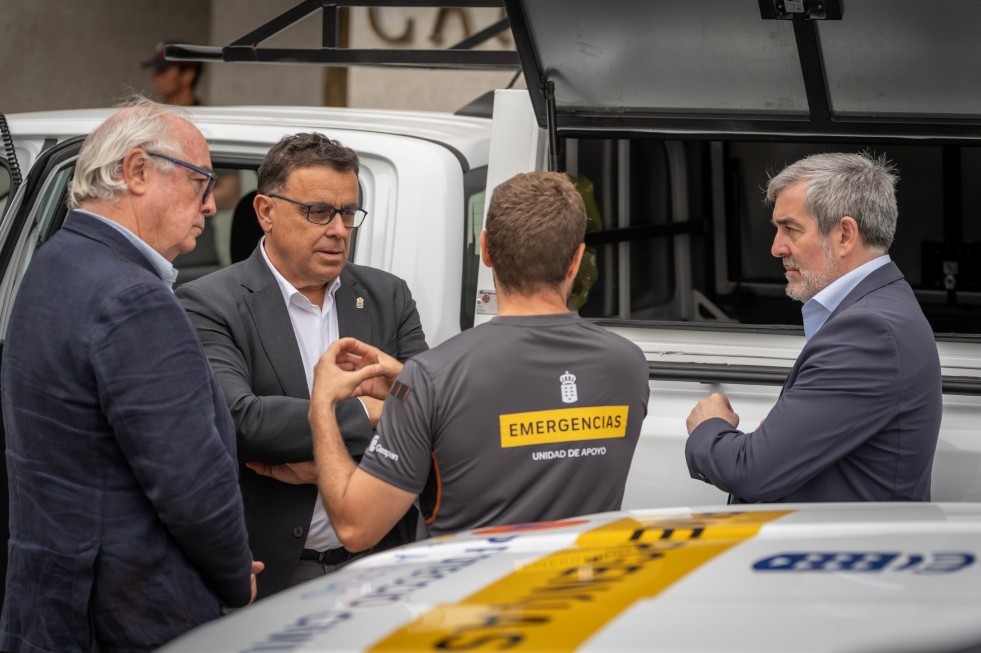 Delegación del Gobierno de Canarias en la presentación de la nueva Unidad de Apoyo a las Emergencias