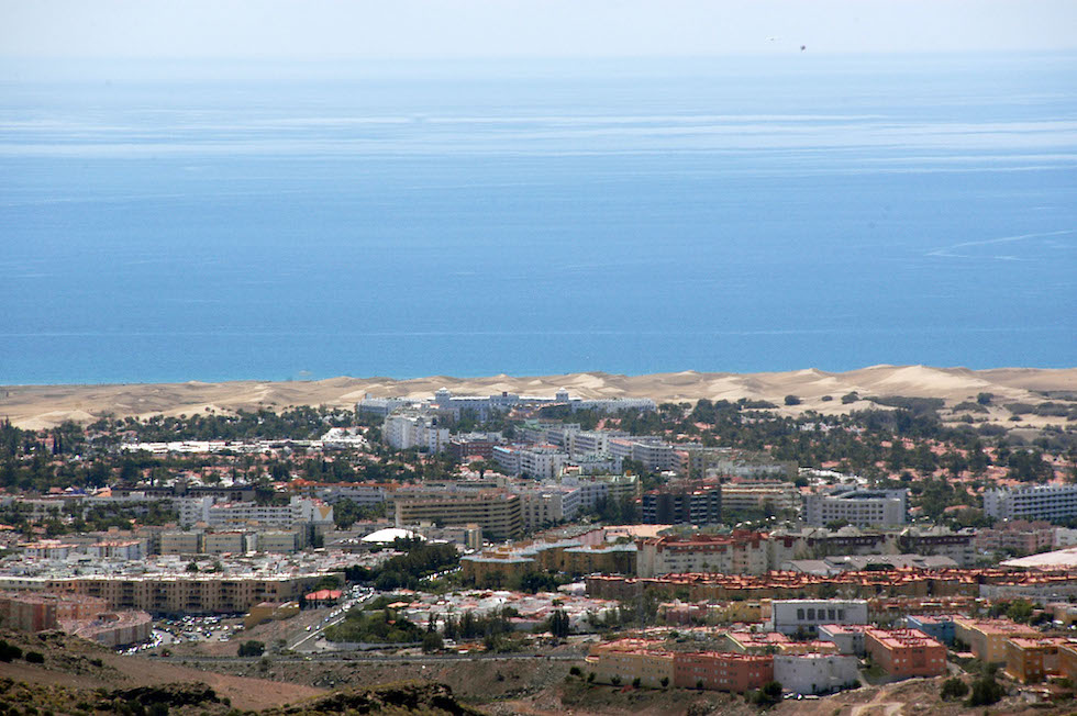 Panor&aacute;mica de Playa del Ingl&eacute;s y San Fernando de Maspalomas