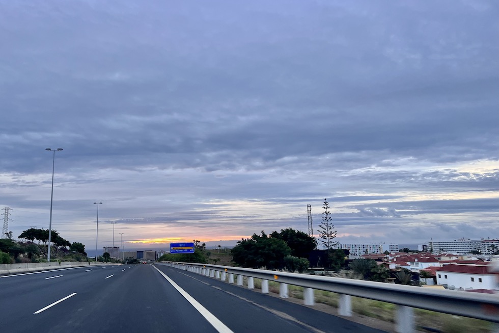 Autopista GC-1 direcci&oacute;n norte