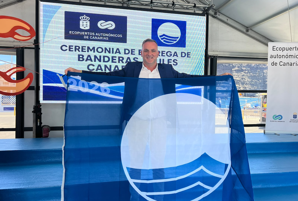 Tazacorte revalida la Bandera Azul de la Playa del Puerto por duodécimo año consecutivo