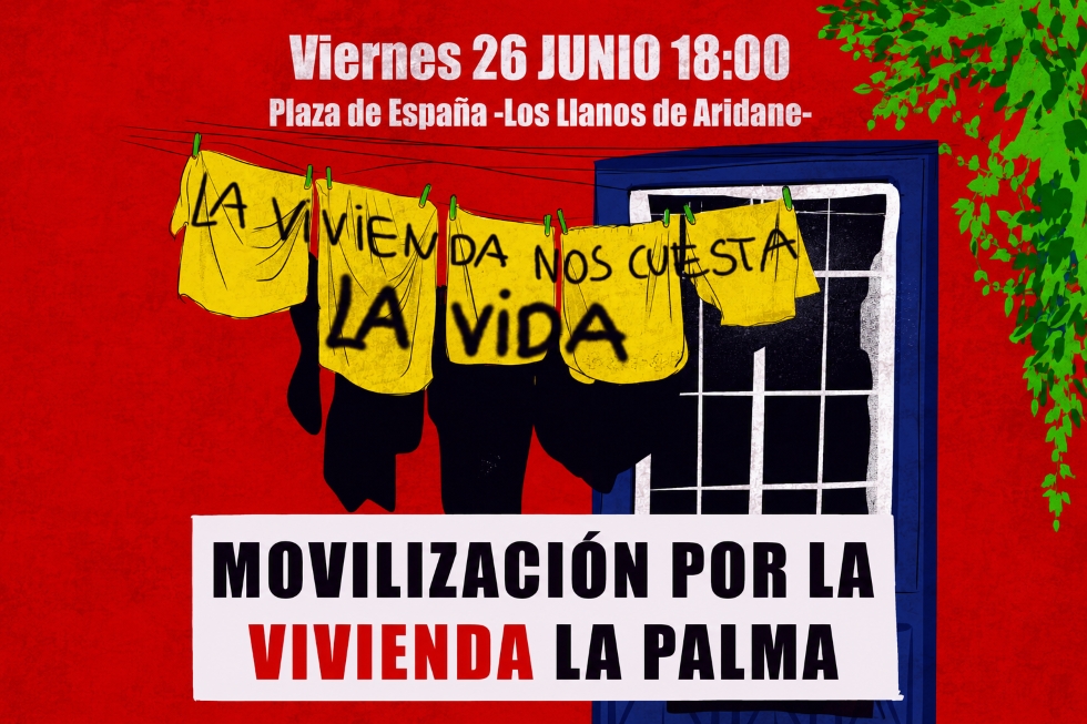 Violetas LGTBIQ+ La Palma llama a participar en la manifestación por el derecho a la vivienda este viernes en Los Llanos de Aridane