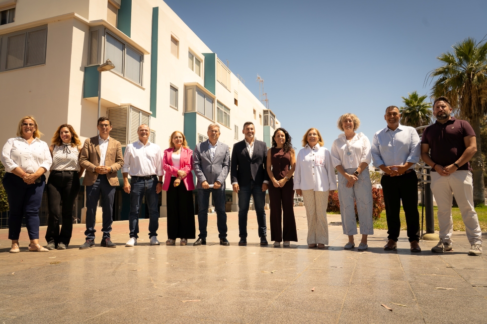Visita a las obras de rehabilitaci&oacute;n de El Pajar | Maspalomas Ahora