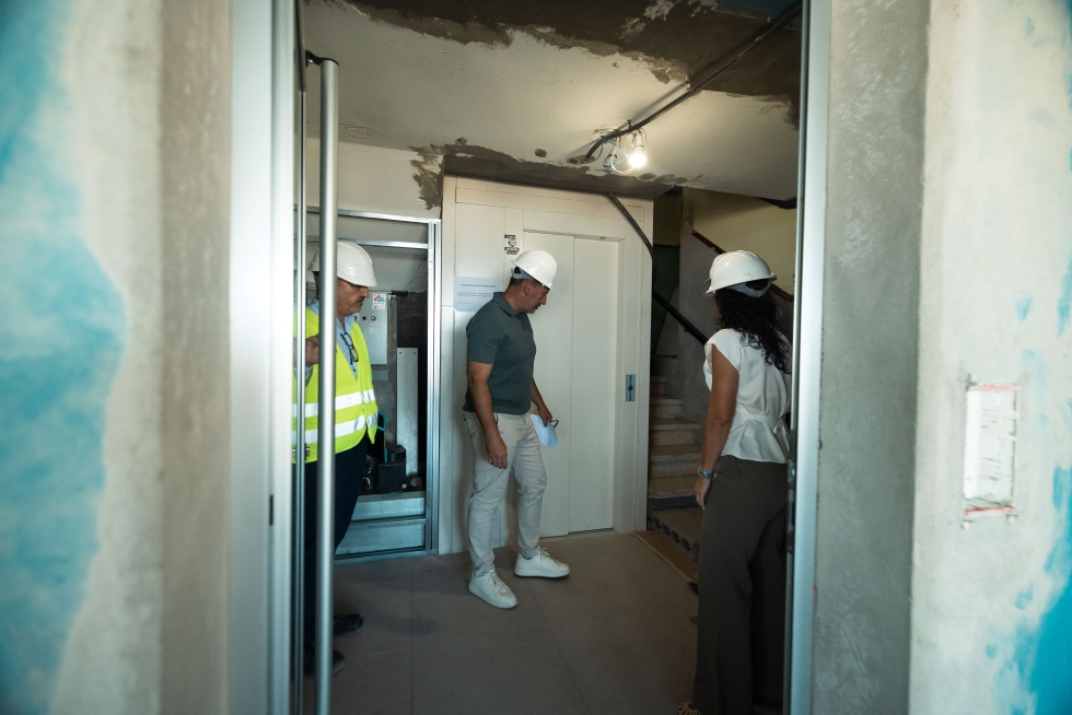La rehabilitación de Santa Águeda encara su recta final con el 80% de la obra ejecutada