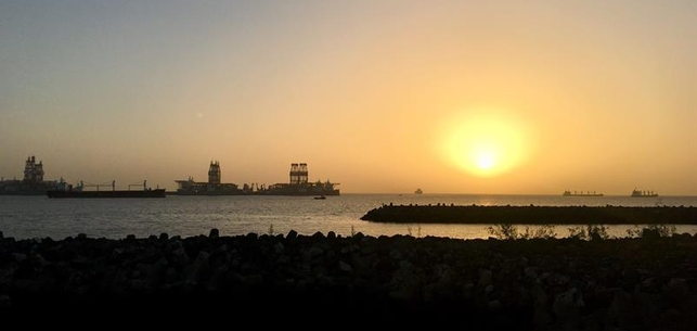 Calima en Las Palmas de Gran Canaria EFE/José María Rodríguez