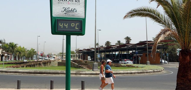 Las temperaturas podrían alcanzar los 44 grados en las Islas | ALEJANDRO RAMOS