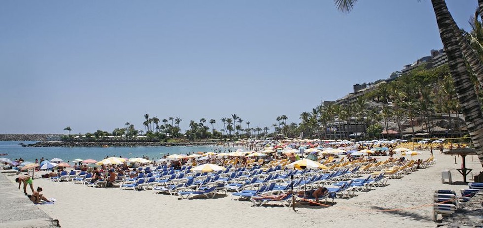 Playa de Anfi, en el sur de Gran Canaria | ALEJANDRO RAMOS