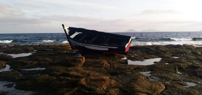 Imagen de archivo de una patera.