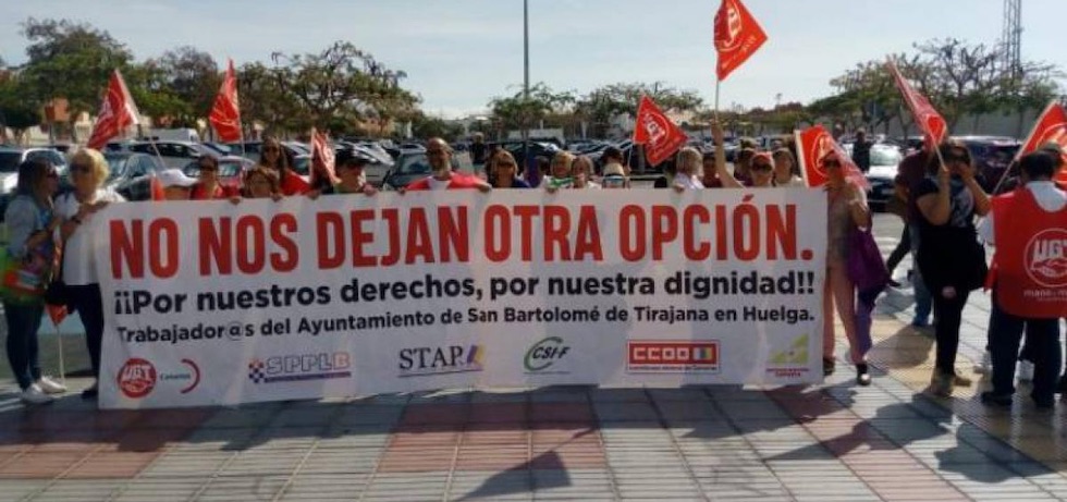Trabajadores del Ayuntamiento de San Bartolomé de Tirajana | Imagen de archivo