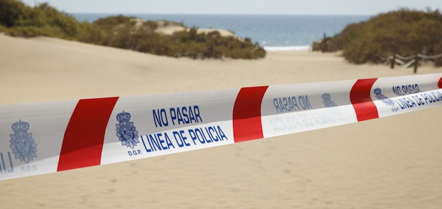 Imagen de archivo de Maspalomas durante el estado de alarma.