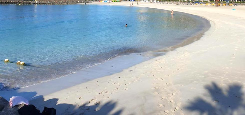Imagen de archivo, playa Anfi del Mar.