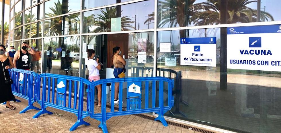 Punto de vacunaci&oacute;n en Maspalomas| MASPALOMAS AHORA