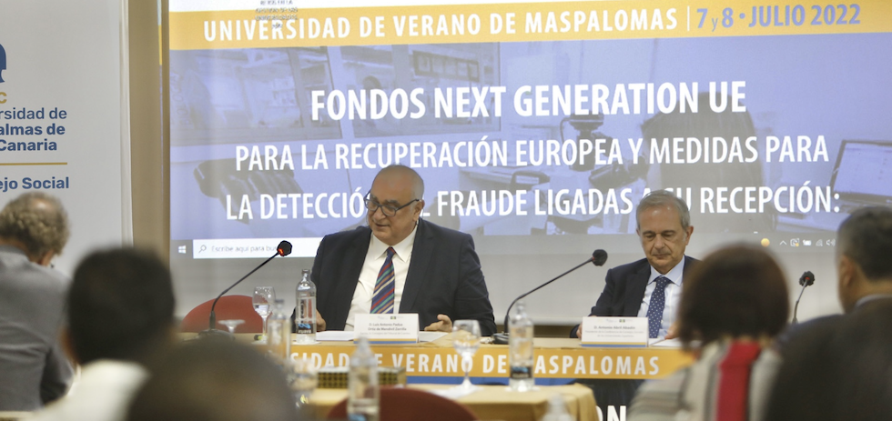 Luis Antonio Padua durante su intervención