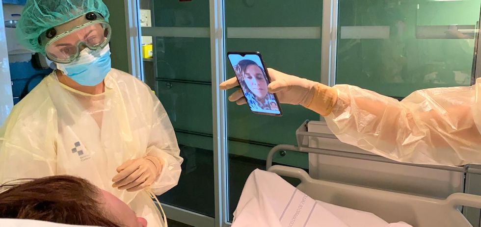 Hospitalizados por covid-19.