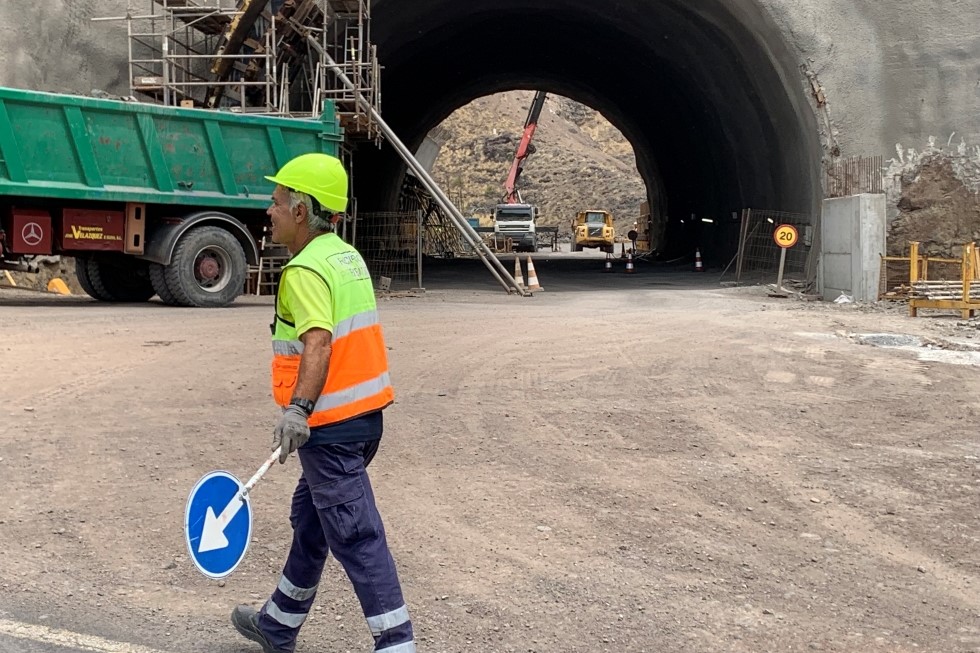 Obras actuales para el acceso a Faneque