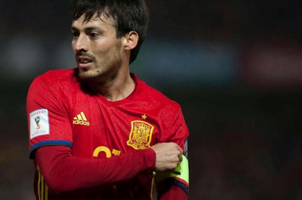 David Silva, en su etapa como jugador de la Selección Española. RRSS