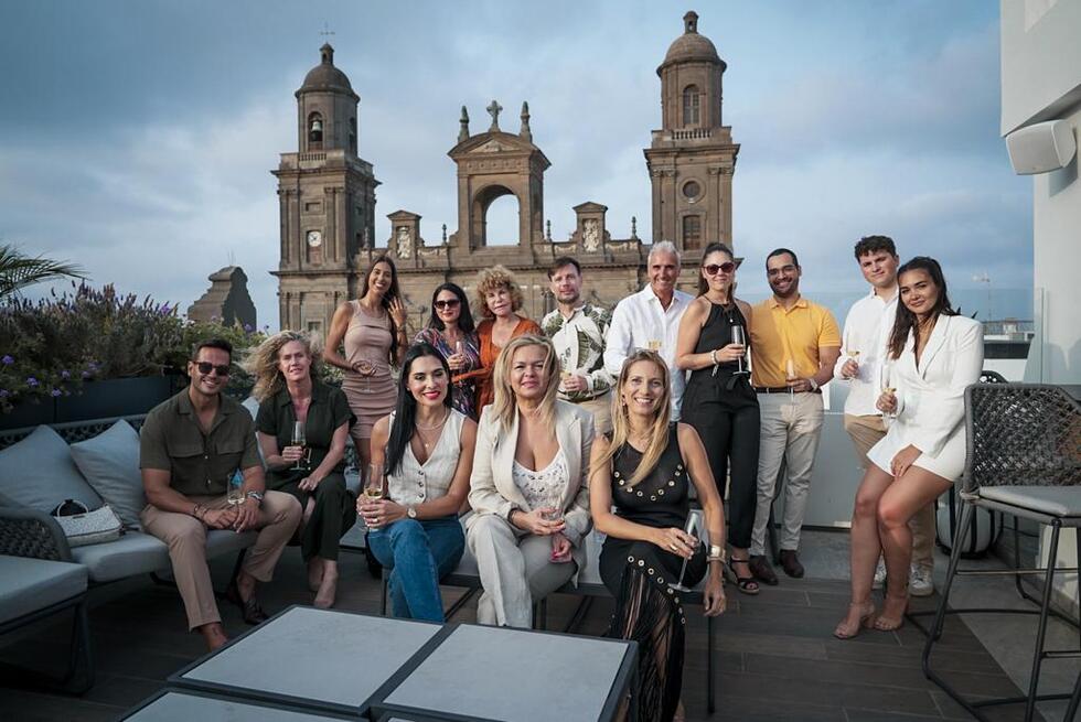Terraza beldevere ubicada en el  Boutique Hotel Cordial Plaza Mayor de Santa Ana