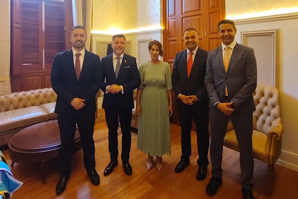 Alcaldes de Gáldar, Mogán, Telde, Guía y Agaete. T.C.