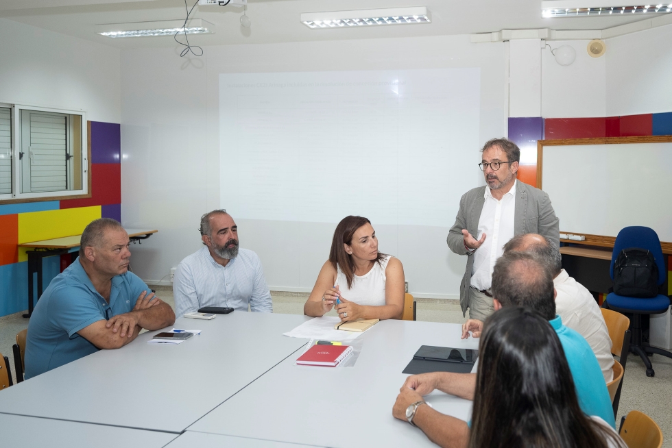 Reunión de los proyectos de descarbonización en Arinaga
