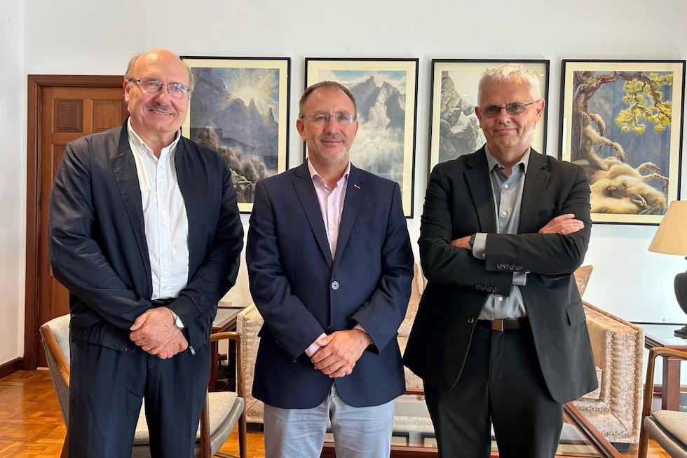 Rafael Rebolo, Sergio García y Valentín Martínez Pillet