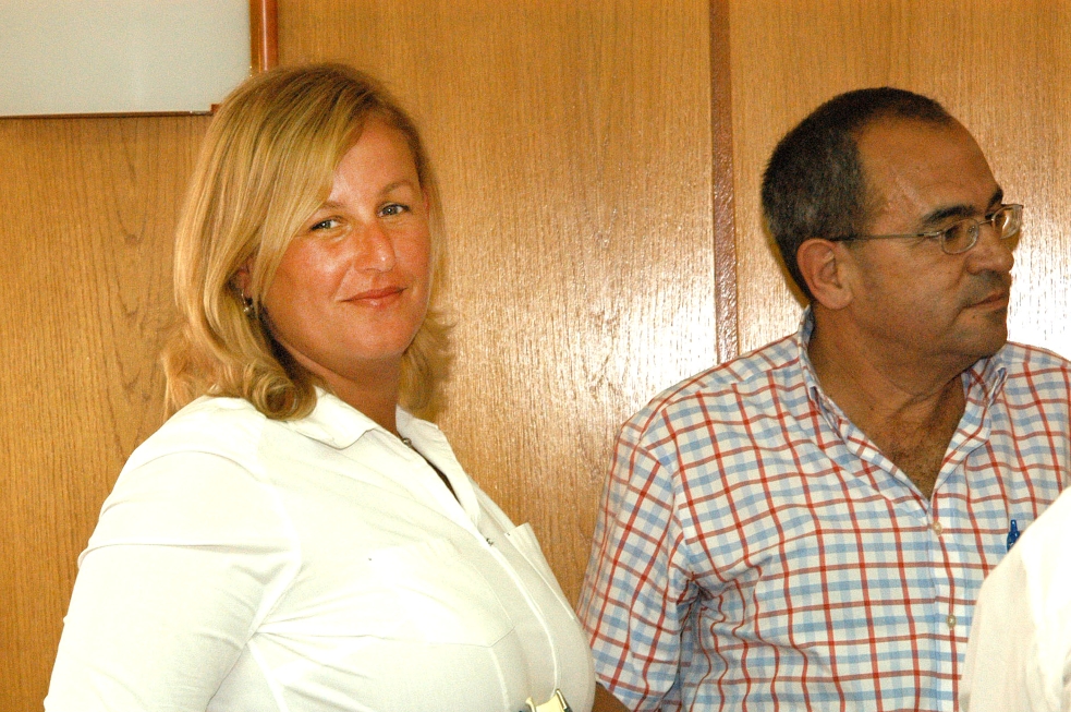 Benito Pérez Franco junto a Elena Álamo Vega