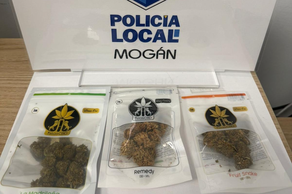 La Policía Local investiga la venta de productos con THC por encima del límite legal en un negocio de Taurito