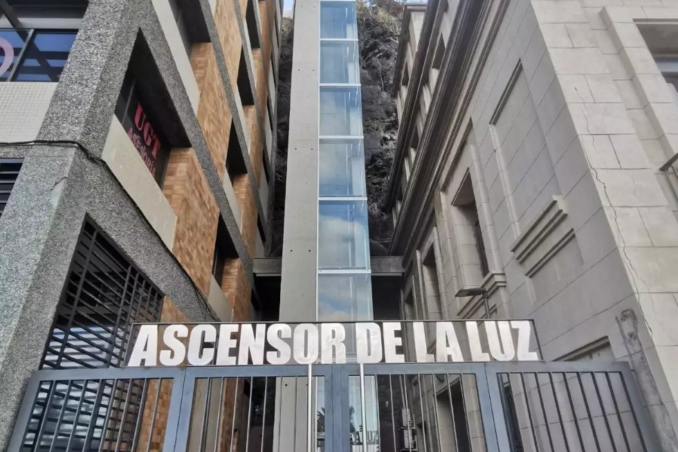Santa Cruz de La Palma aclara que el ascensor de La Luz permanece fuera de servicio por una avería técnica pendiente de una pieza procedente de Suiza