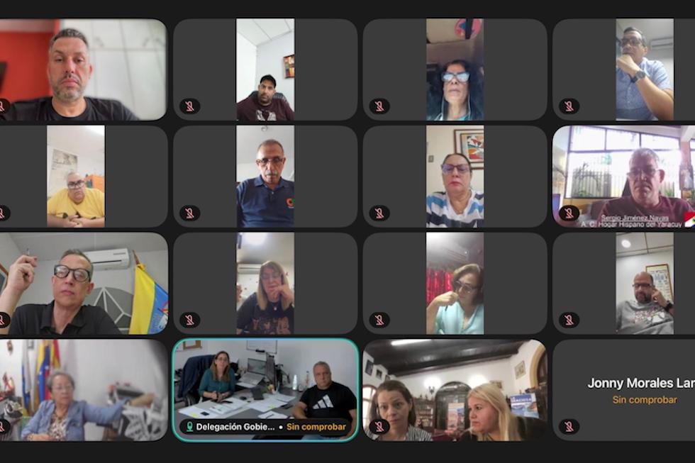 Reuni&oacute;n de las entidades canarias