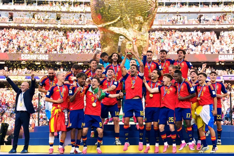 Espa&ntilde;a tras ganas la Copa del Mundo | Maspalomas Ahora