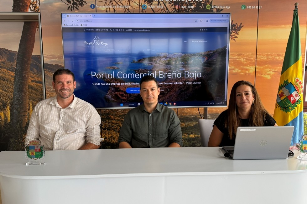 Breña Baja centraliza en una web los servicios dirigidos al comercio del municipio