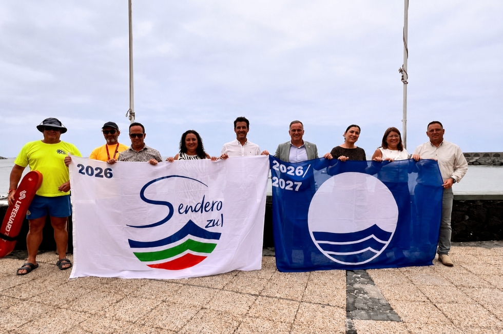 Tazacorte revalida la Bandera Azul de la Playa del Puerto y el Sendero Azul