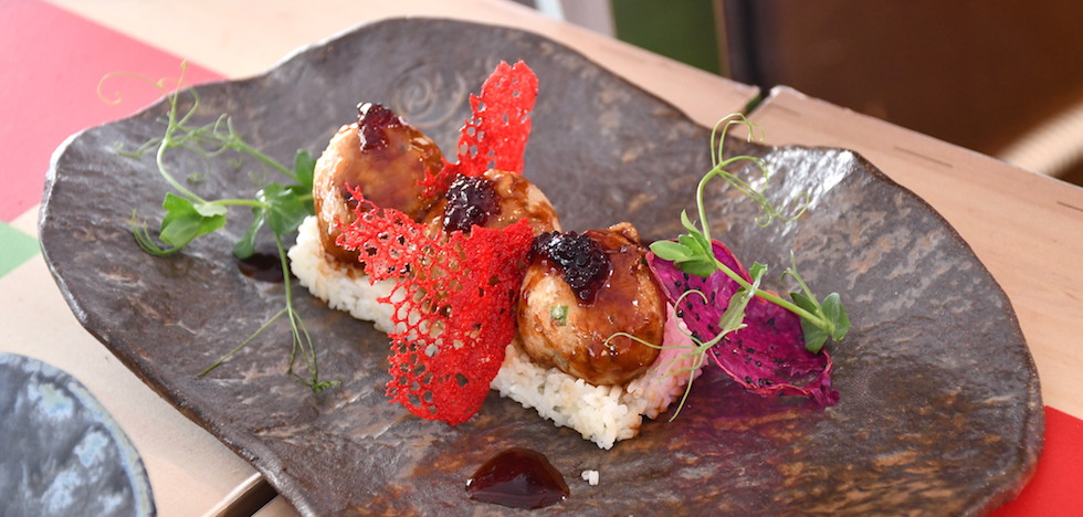 Plato ganador ''Mejor Plato de atún de gran canaria'.