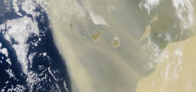 Presencia de calima.