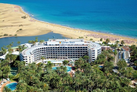 Foto aérea del Seaside Palm Beach