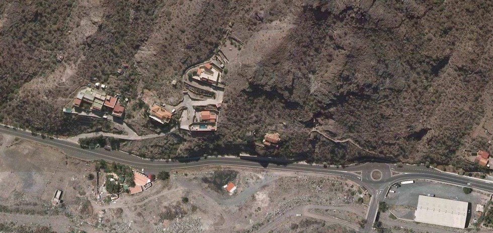 Vista a&eacute;rea de los altos de el cercado de Mog&aacute;n