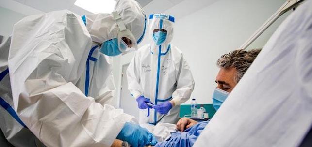 Afectados por covid 19. EFE