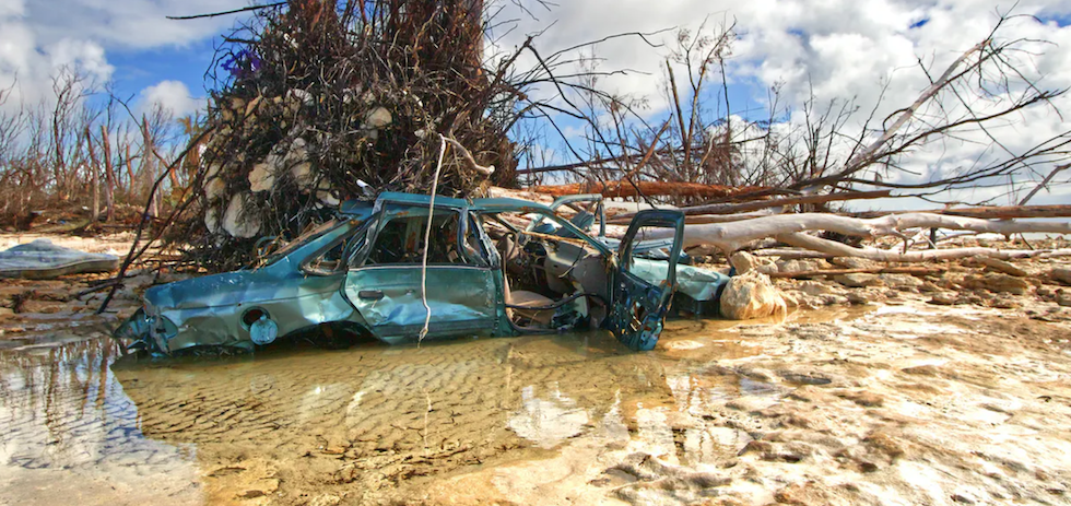 Freeport, Bahamas, tras el paso de huracán Dorian en octubre de 2019. Shutterstock / Anya Douglas