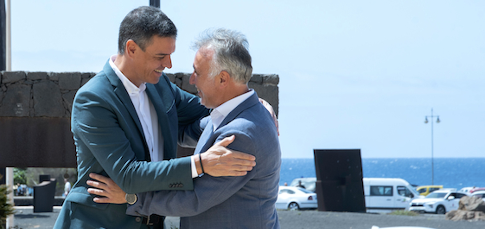 Pedro Sánchez y Ángel Víctor Torres. ACFI PRESS