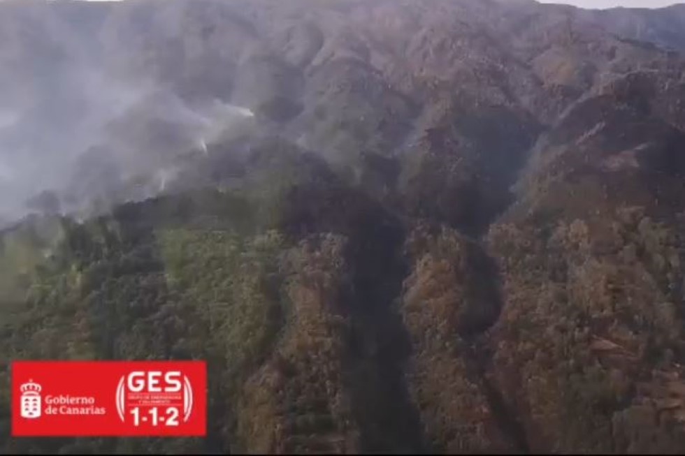 Zona norte del incendio