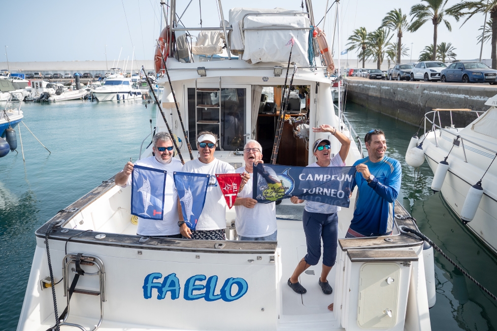 Embarcación "Faelo", ganadores del  III Open Internacional de Pesca de Altura
