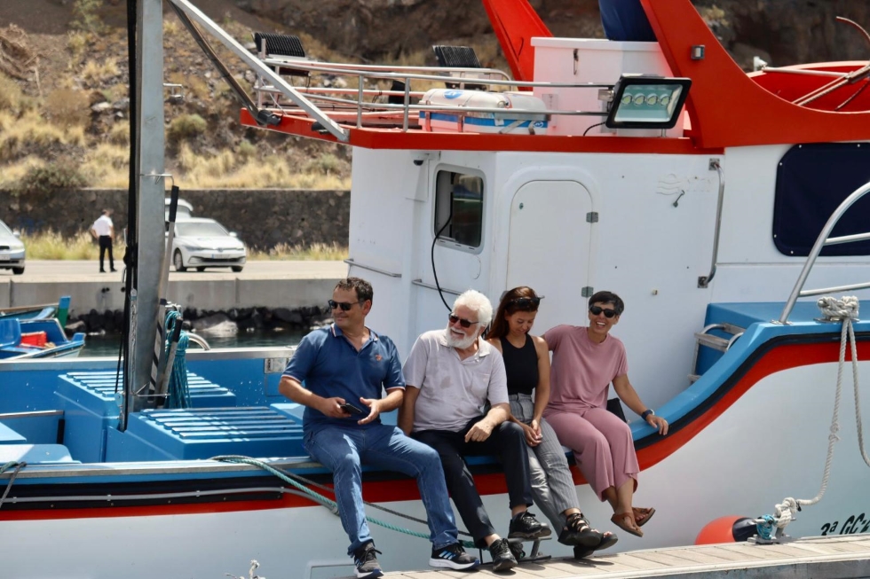 Barco turístico-pesquero en La Palma