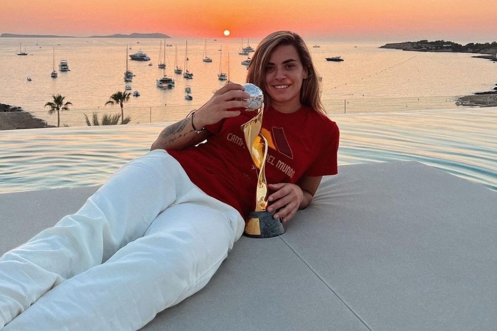 Misa Rodríguez, campeona del mundo con la Selección Española de fútbol