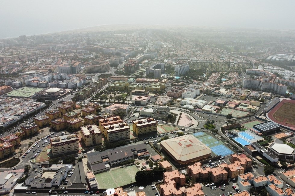 Vista aérea de Maspalomas