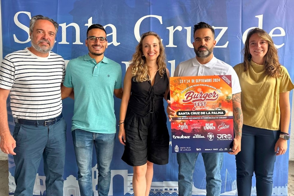 Foto de presentación del Burger Fest Canarias en Santa Cruz de La palma
