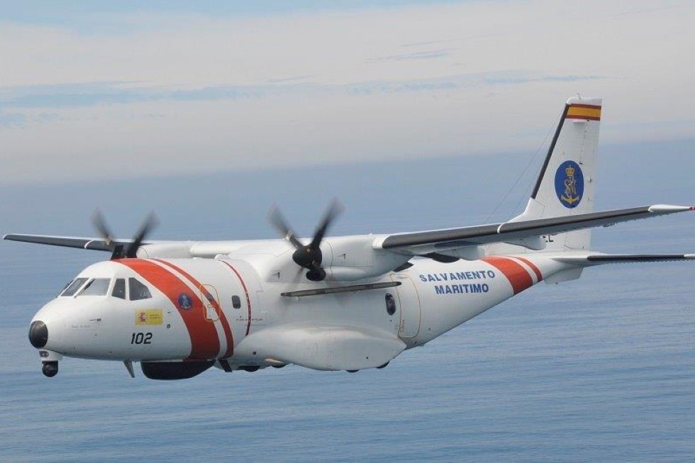 Avión perteneciente a Salvamento Marítimo