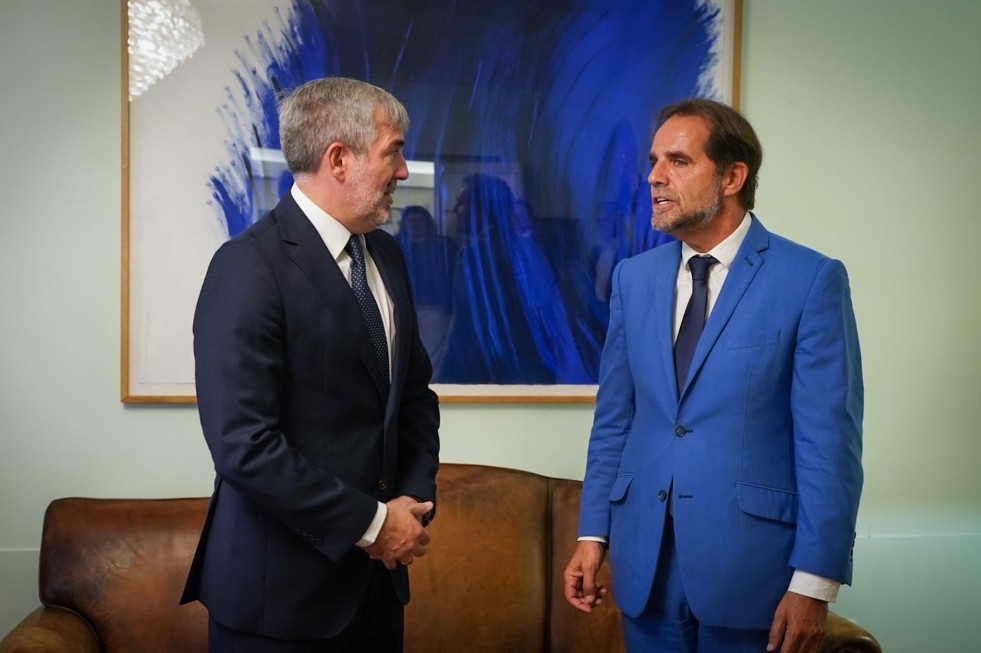 Fernando Clavijo y Miguel Albuquerque