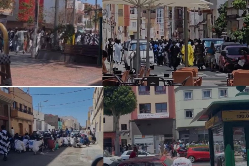Concentración multitudinaria en Santa Lucía de Tirajana