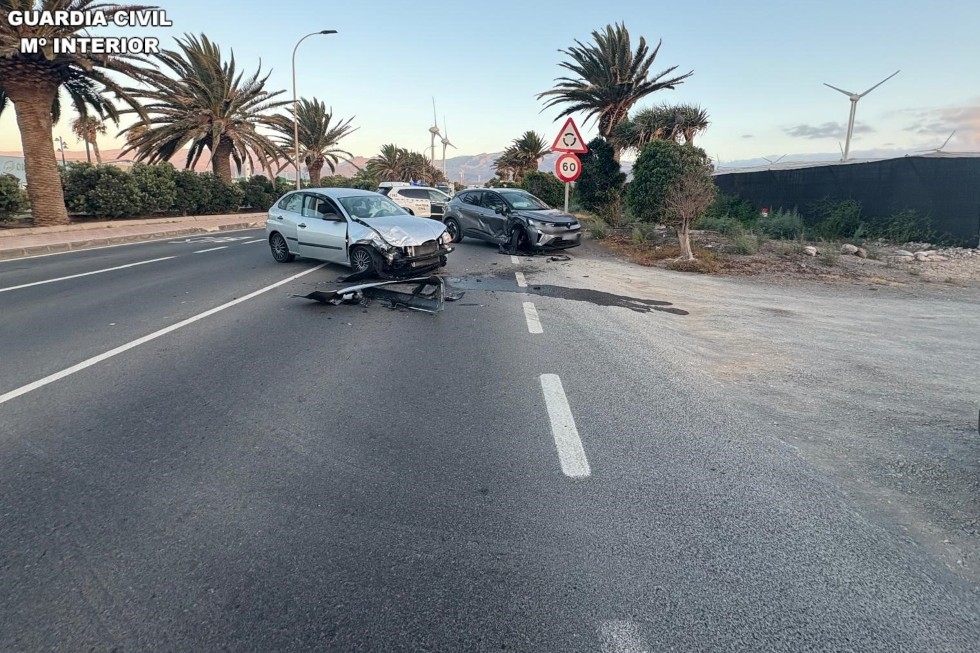 Accidente en la GC-100