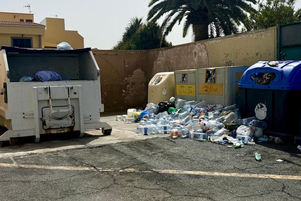 Basura acumulada en diferentes puntos de San Fernando.