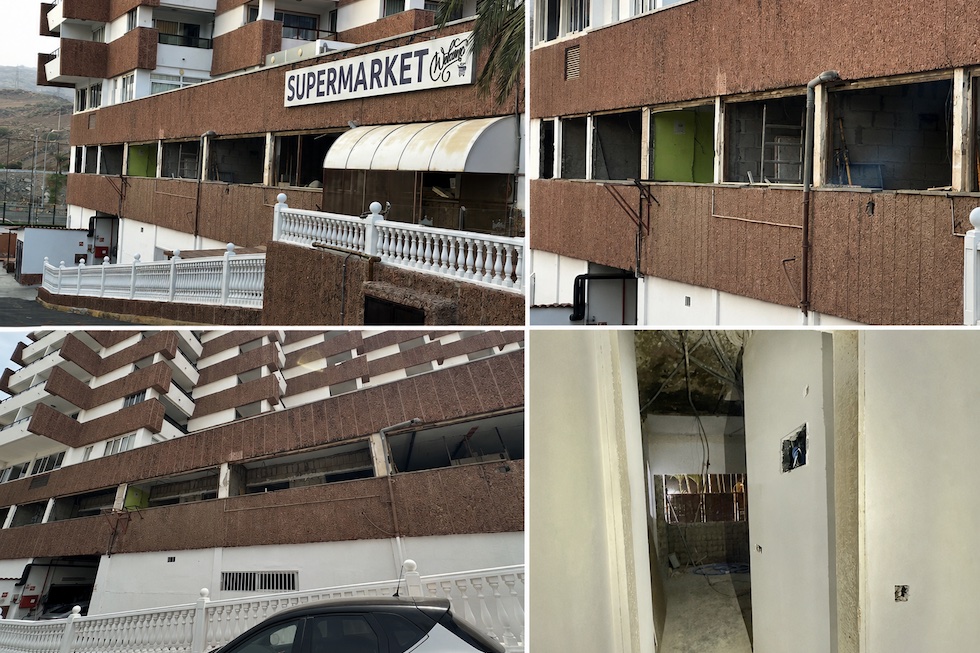 Obras en distintas zonas del Aparthotel Corona Roja. MASPALOMAS AHORA