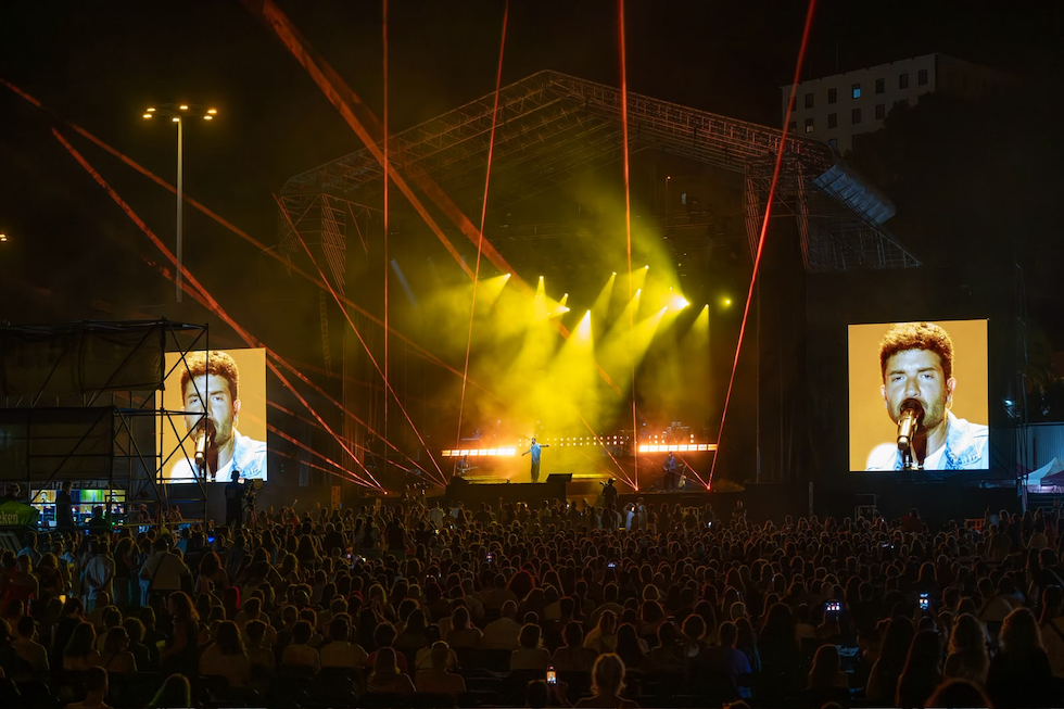 3.600 personas se rinden a Pablo Alborán en una noche de música que quedará en la memoria de La Palma